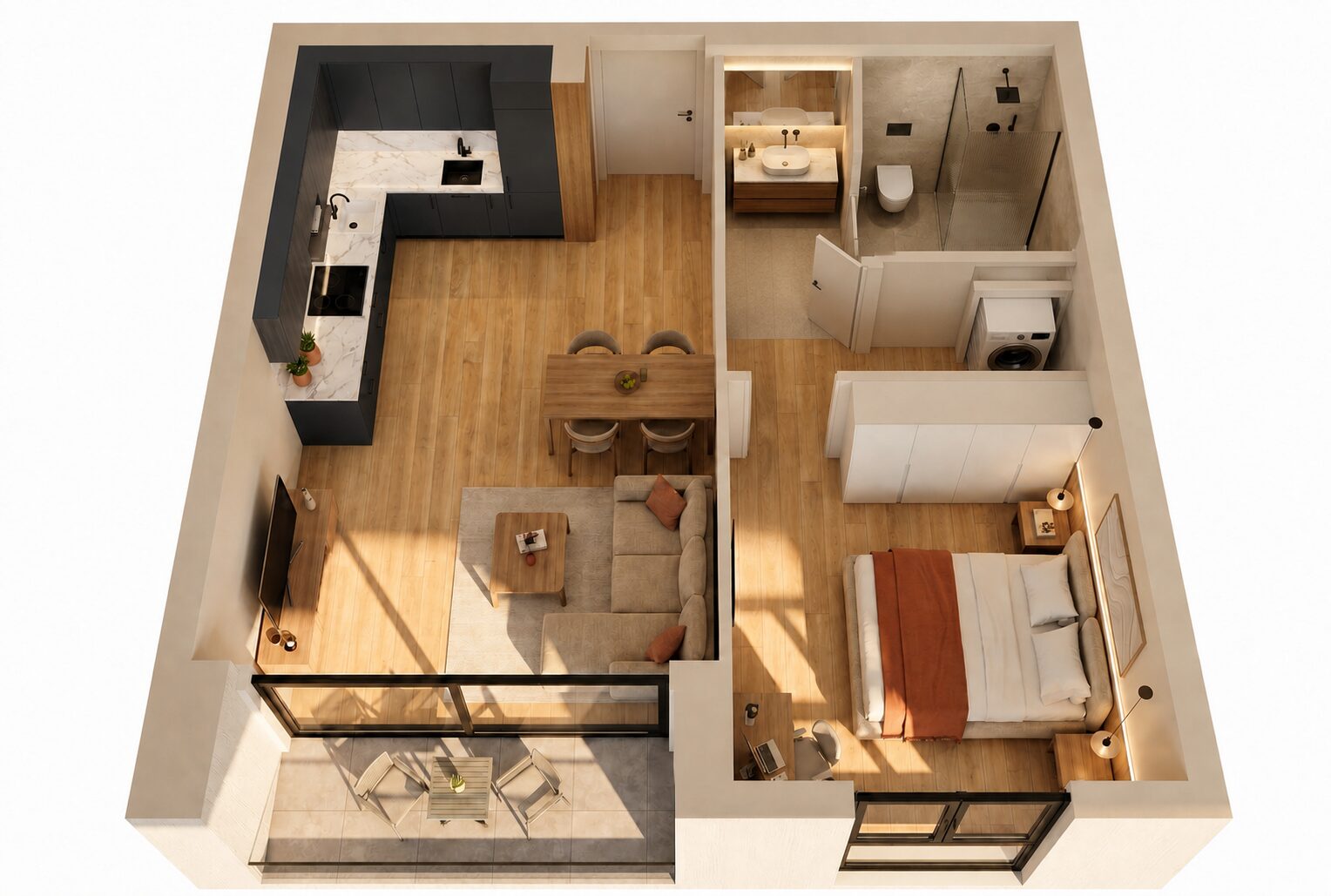 1 chambre