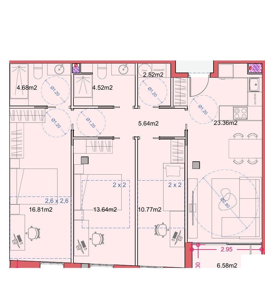 3 chambres · type -7