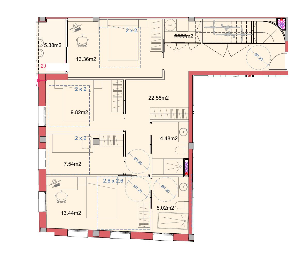 Duplex de 4 chambres avec toit-terrasse privatif