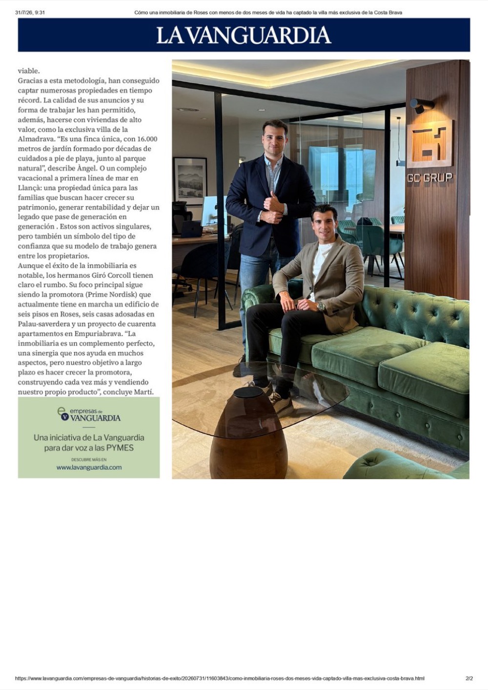 La Vanguardia — página 2